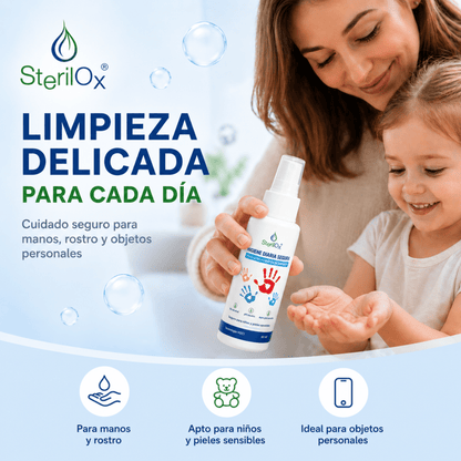 SterilOx 60 ml — Bruma Cosmética para Piel y Manos con HOCl - Sterilox