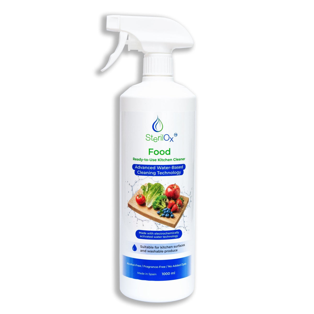 SterilOx Food 1000 ml – Limpiador Alimentario Multiuso - Sterilox