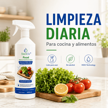 SterilOx Food 1000 ml – Limpiador Alimentario Multiuso - Sterilox