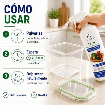 SterilOx Food 1000 ml – Limpiador Alimentario Multiuso - Sterilox