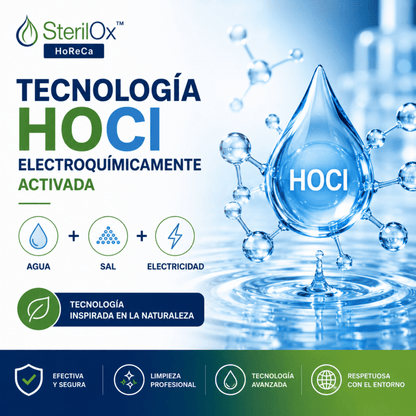 SterilOx Universal HoReCa 750 ml — Spray Limpiador Profesional HOCl - Sterilox