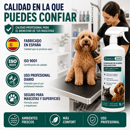 SterilOx ZOO 1 L — Spray Eliminador de Olores para Mascotas - Sterilox