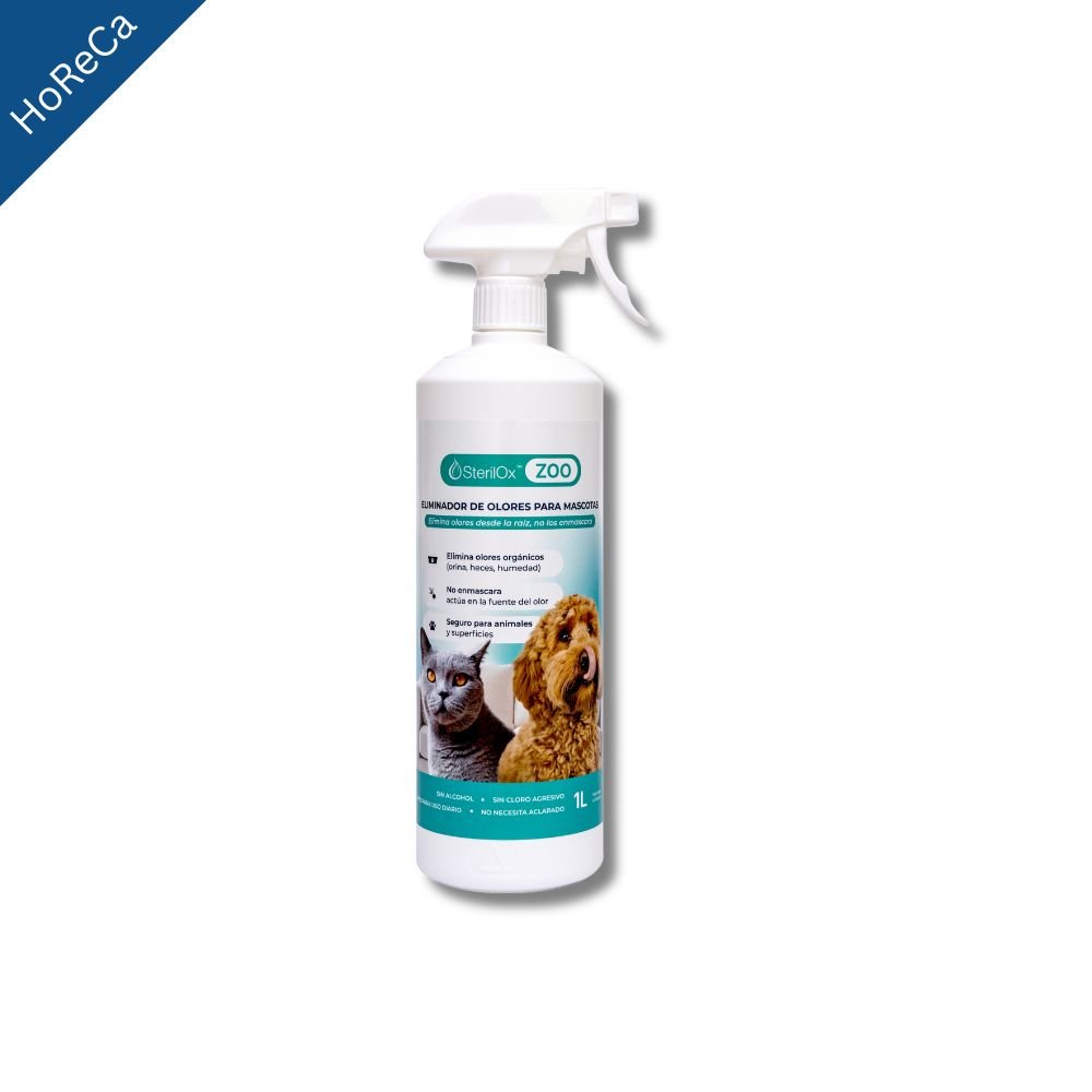 SterilOx ZOO 1 L — Spray Eliminador de Olores para Mascotas - Sterilox